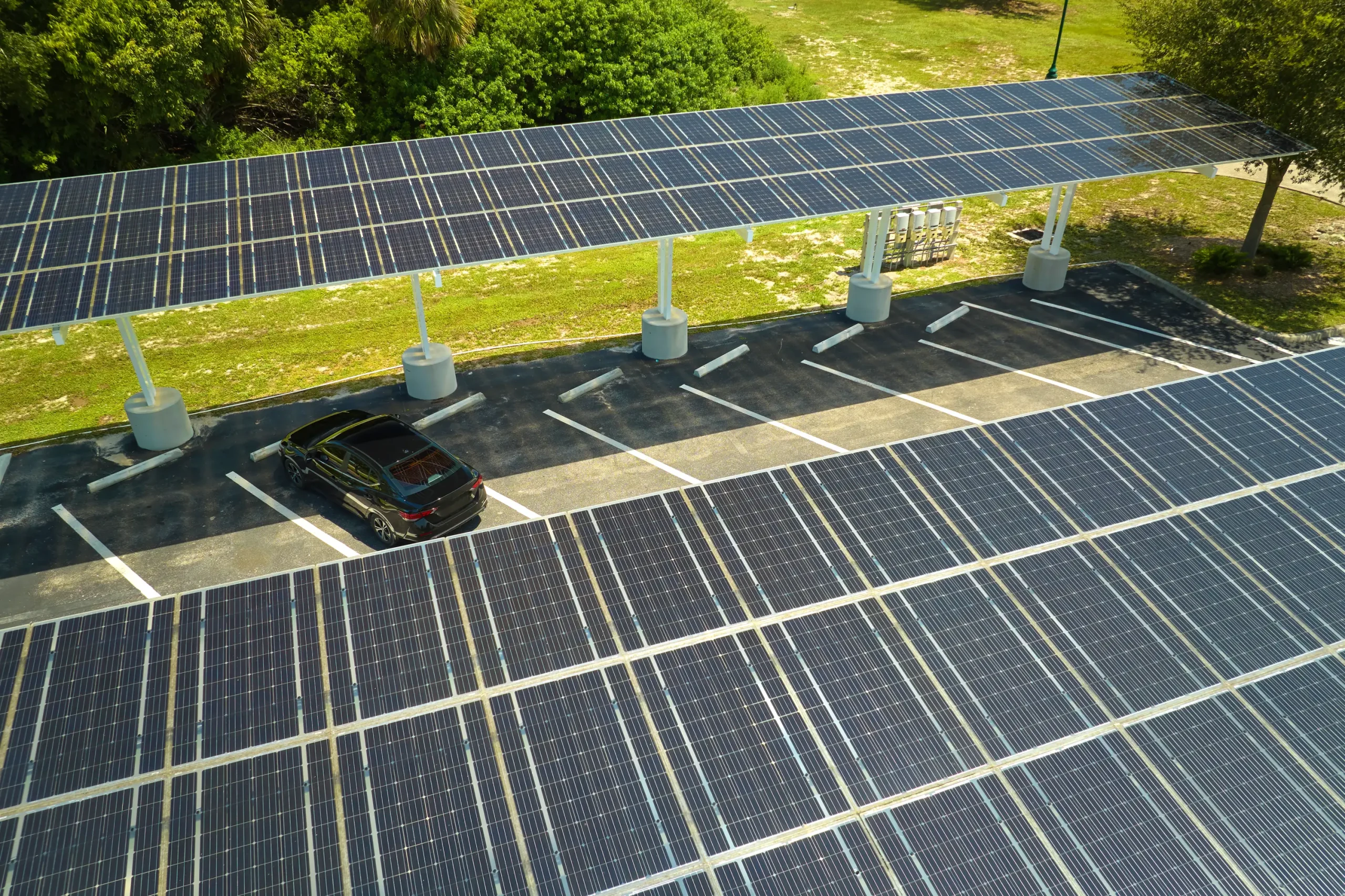 Enerbee solar carports imagery